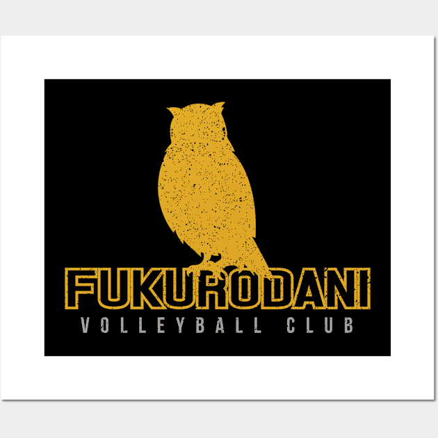 Fukurodani Volleyball Club Wall Art by merch.x.wear